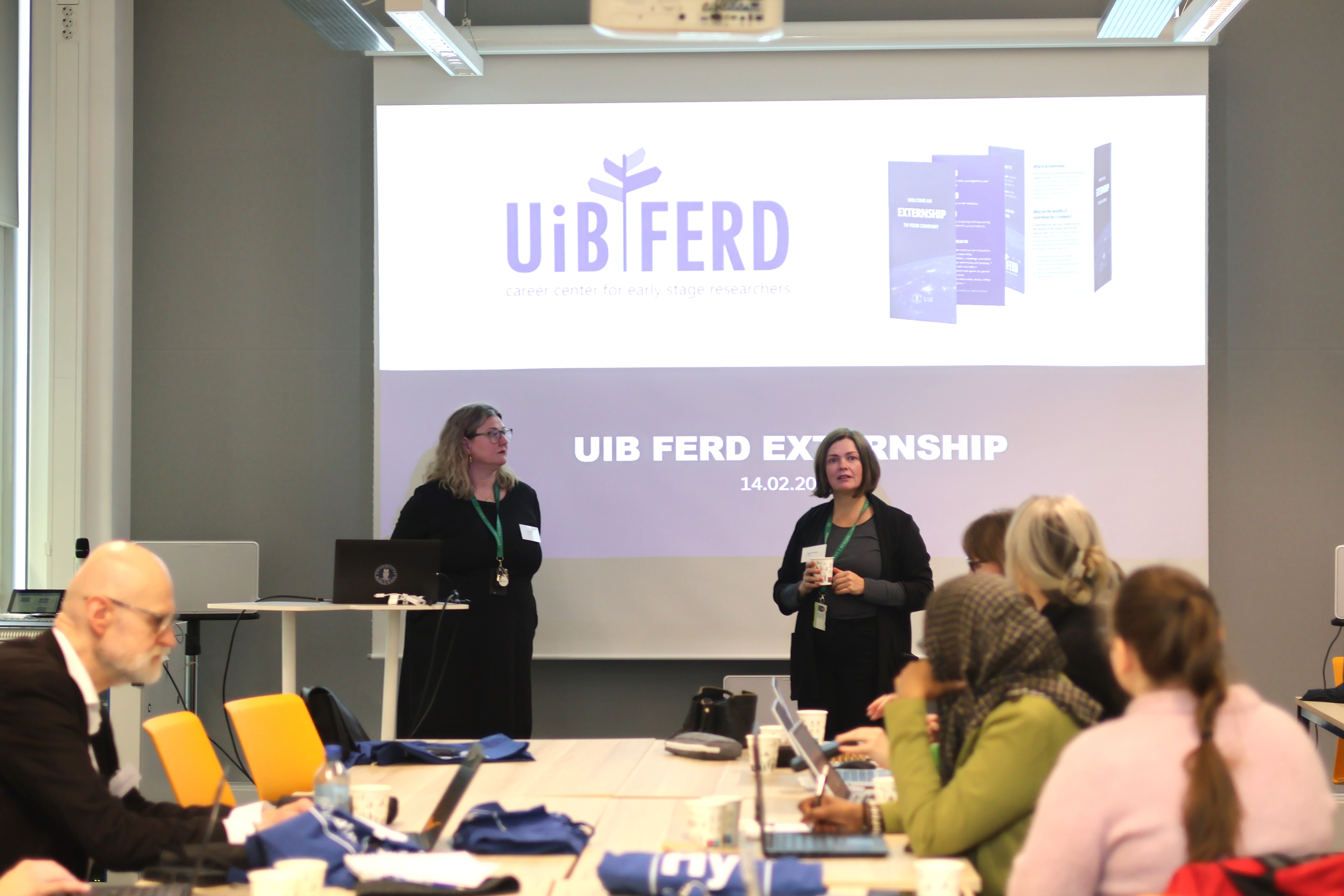 Ellen Hagen and Elisabeth Nesheim from UiB Ferd