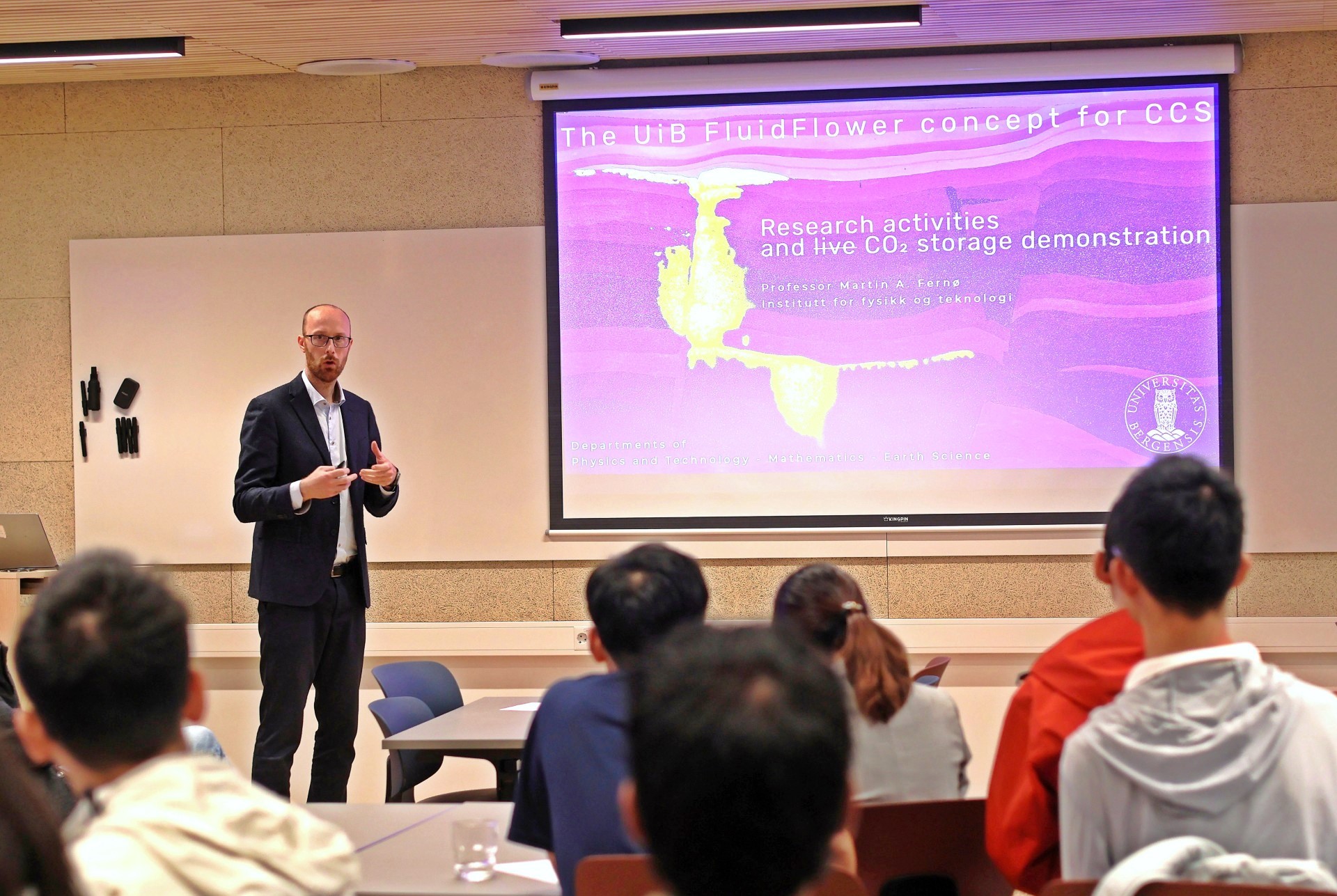 Prof. Martin Fernø presents