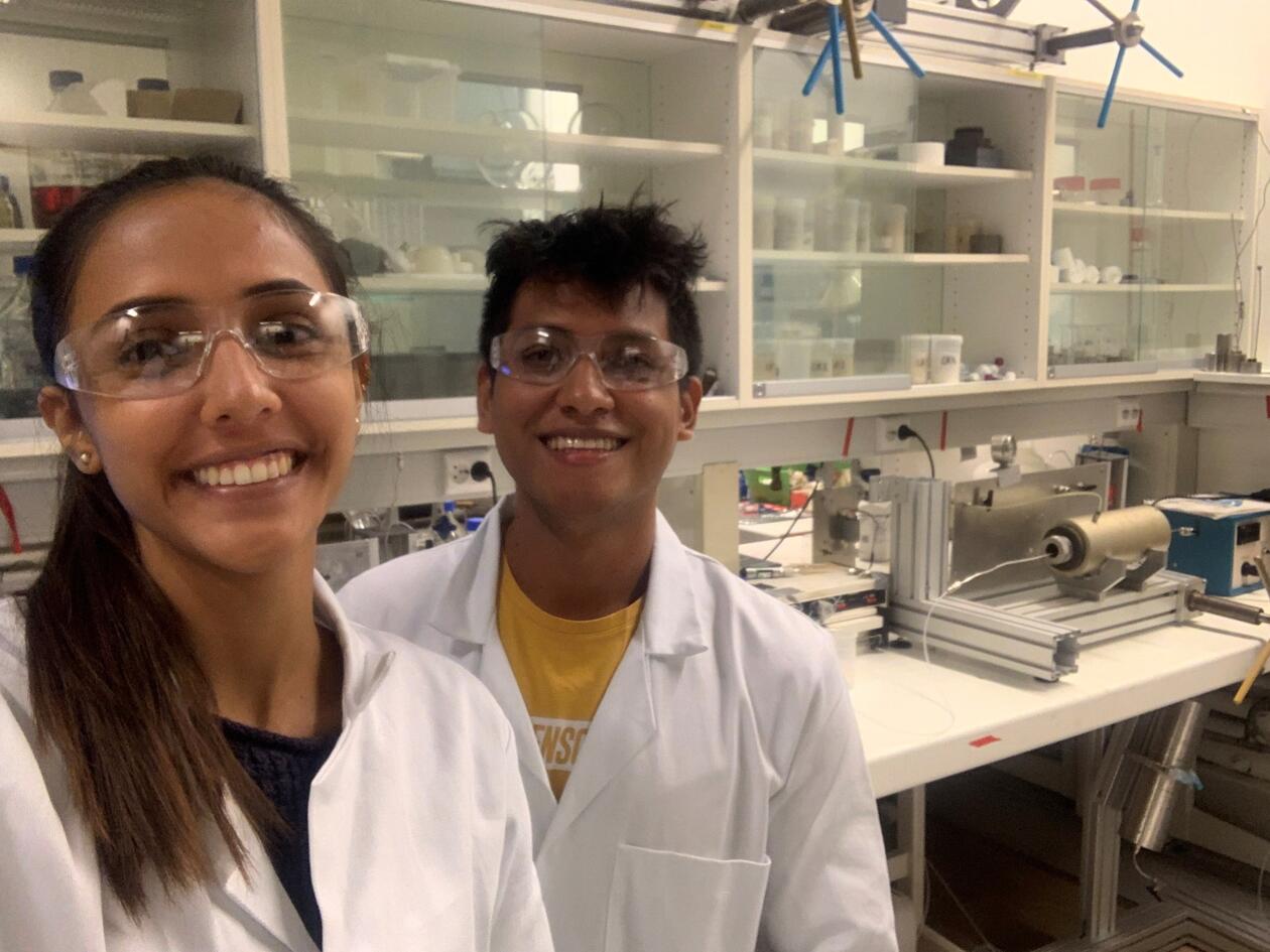 Picture of two NORHED students