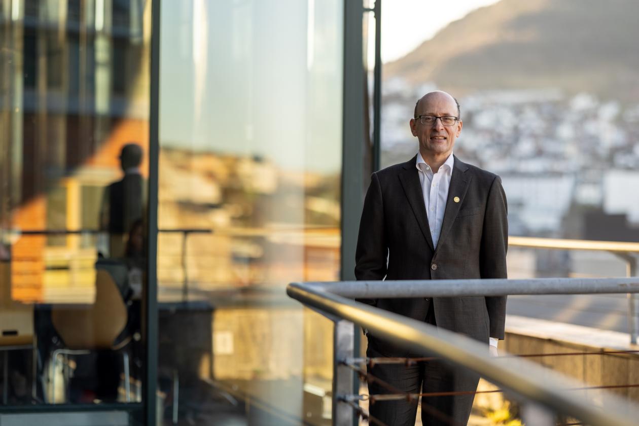 Portrettbilde av dekan Karl Harald Søvig