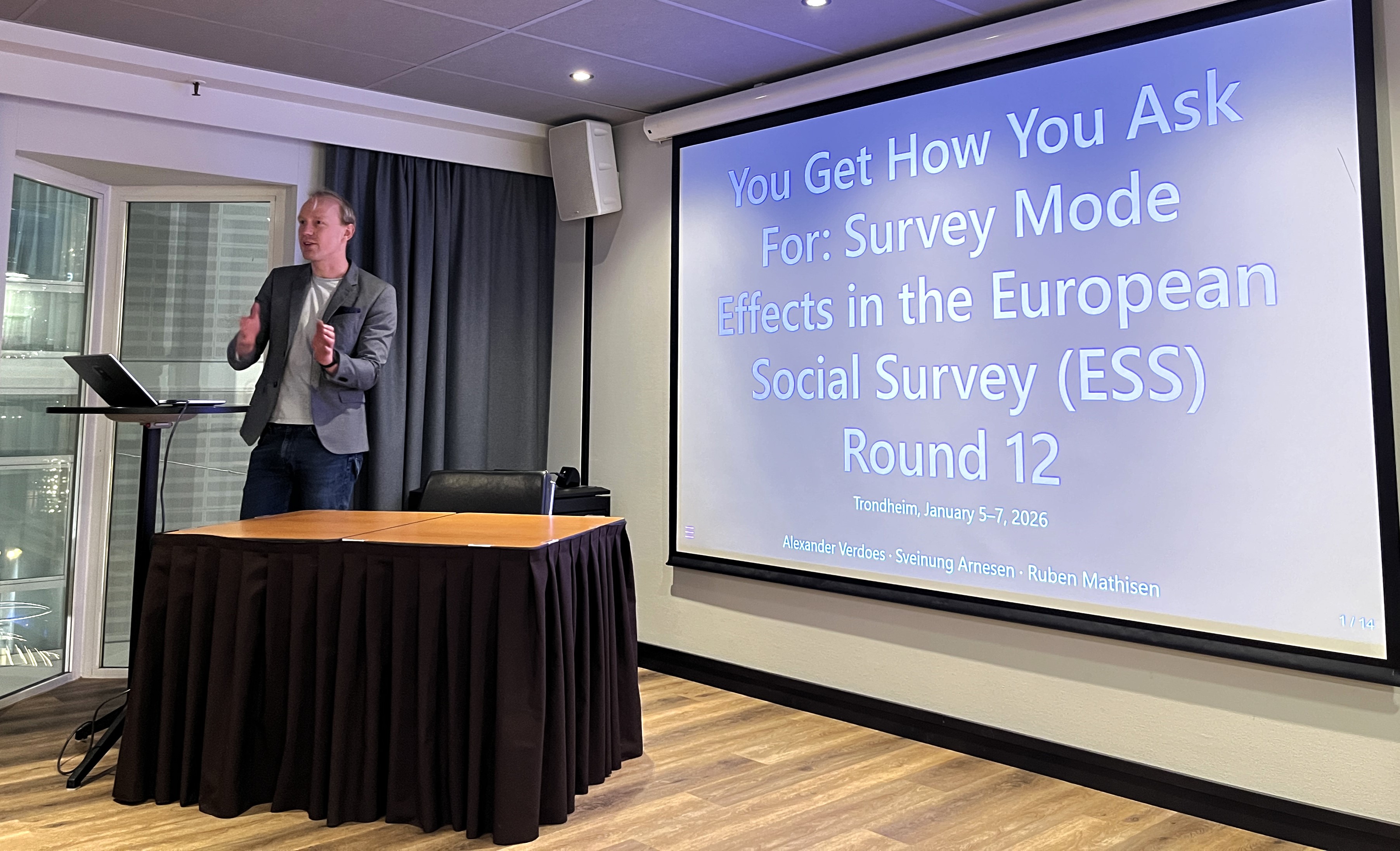 ESS forsker Alexander Verdoes presenterer på nasjonal fagkonferanse i statsvitenskap I Trondheim