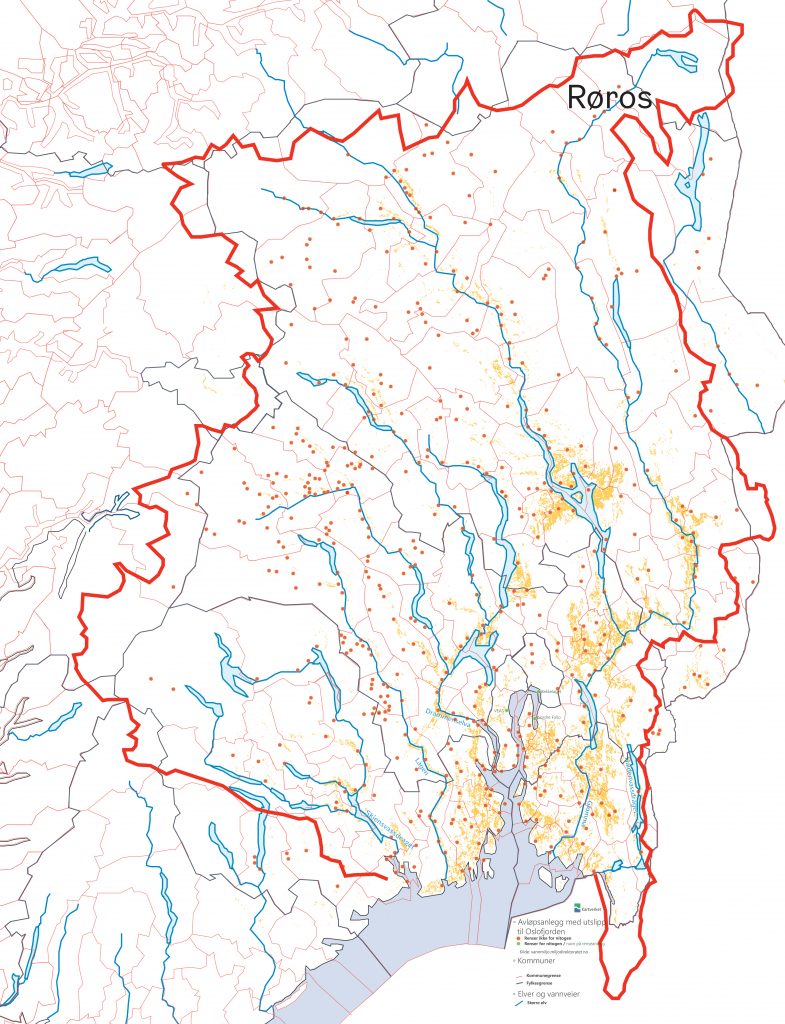 Nedbørsfelt til Oslofjoreden
