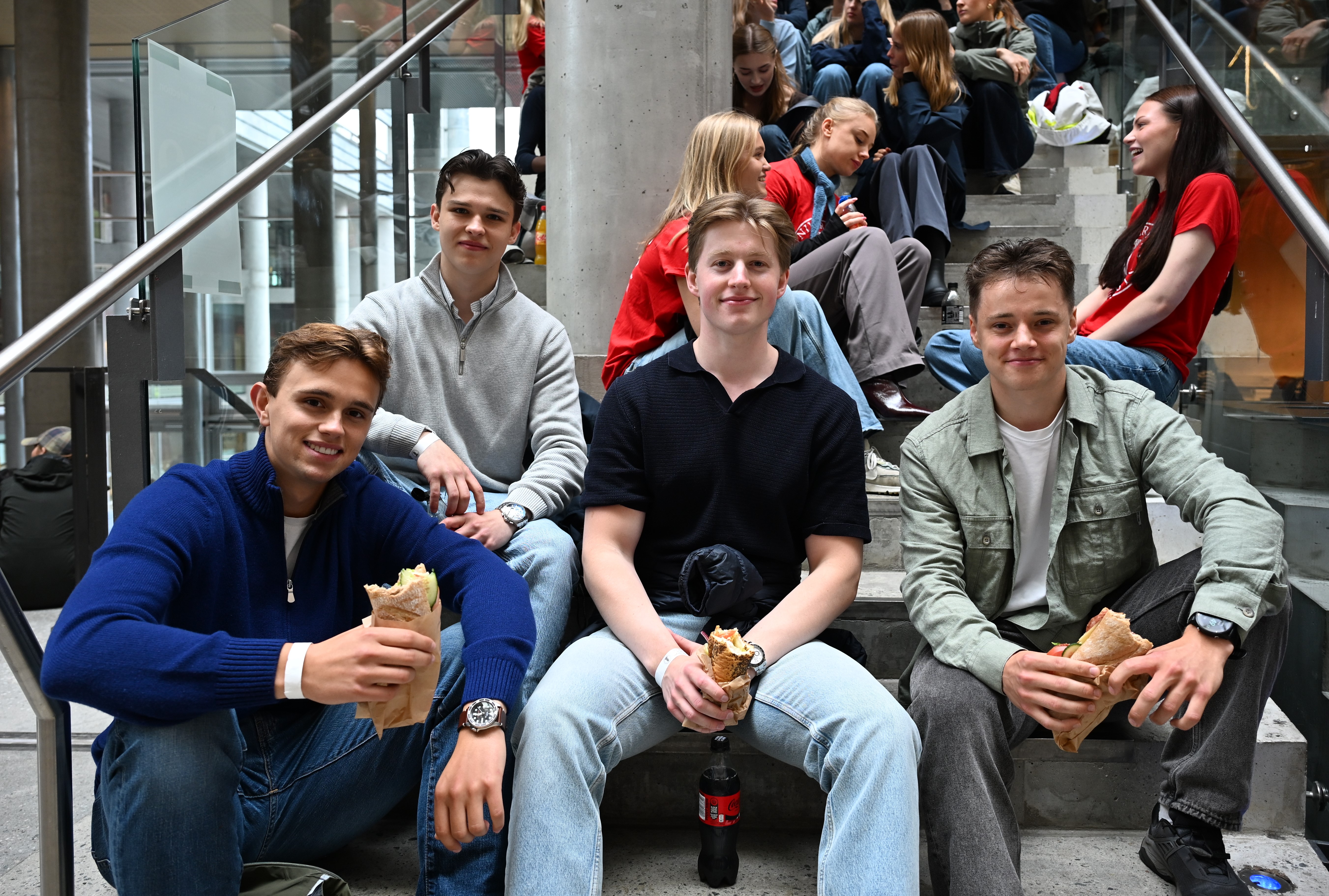 medisinstudentene, se bildetekst for navn