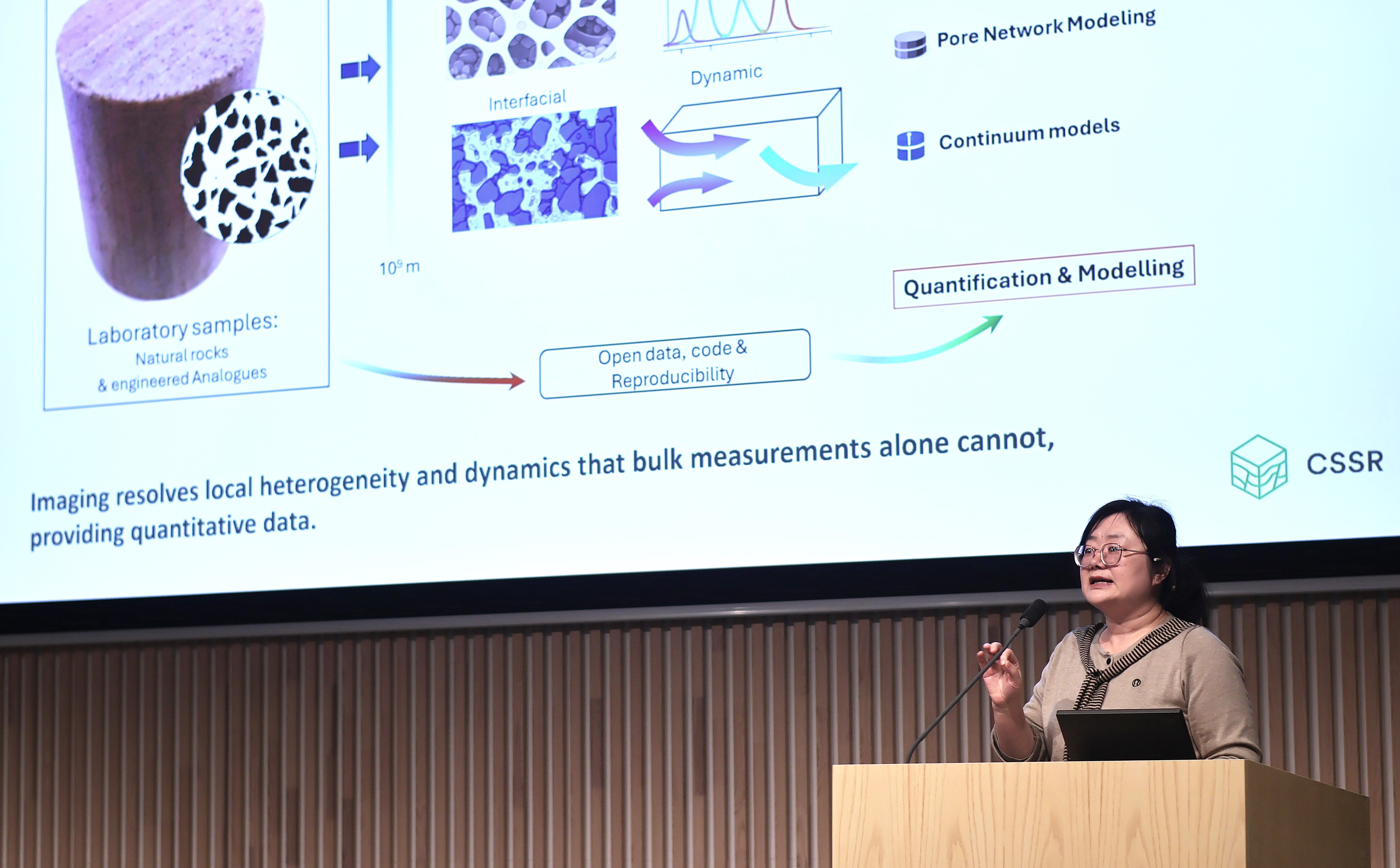 Dr. Na Liu presenting 