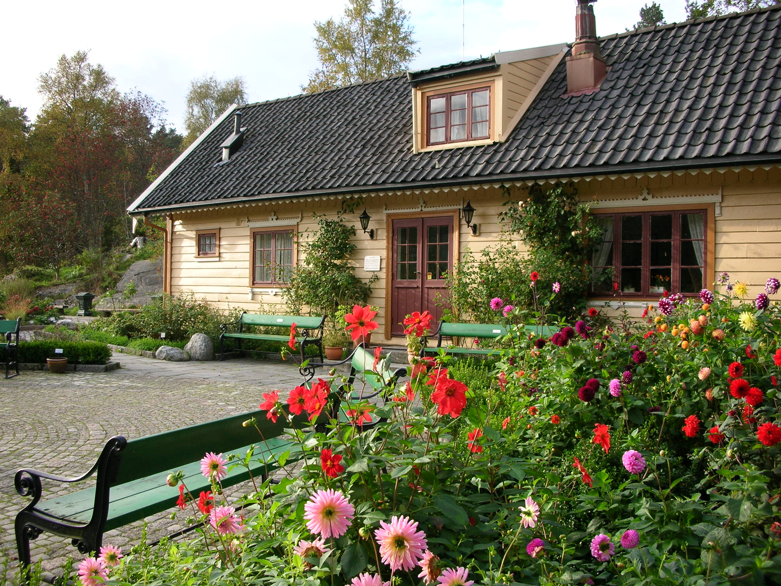 Full blomstring rundt Blondehuset