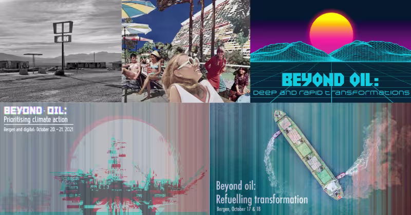 5 posters from previous Beyond Oil conferences