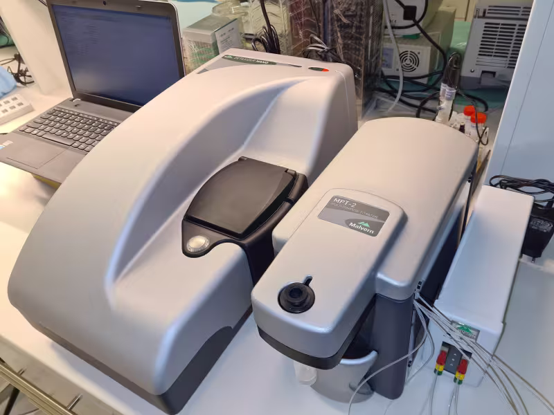 Picture of Zetasizer instrument