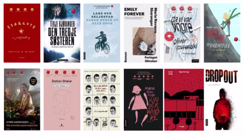 Bilde av ulike bøker brukt i forskningsprosjektet