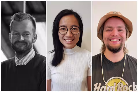 Ole Alexander Bakkevik, Elisabeth Tran and Lars Birger Bergmål.