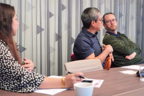 Deltakere på ESS sin intervjubriefing. 