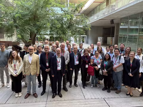 Picture of EBV-MS consortium members at ECTRIMS 2025