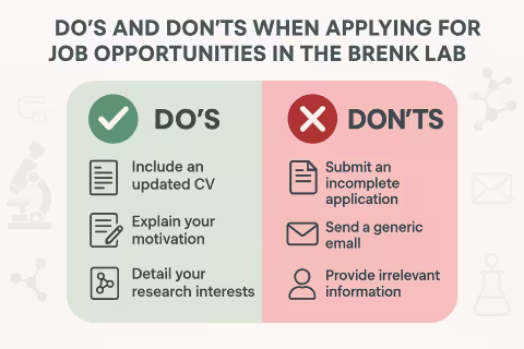 The do's and don'ts when asking about job opportunities. The image is only for illustrate purpose. All important information is in the text.