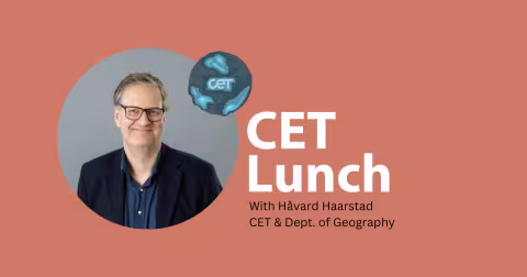 Banner with tekst CET Lunch seminars