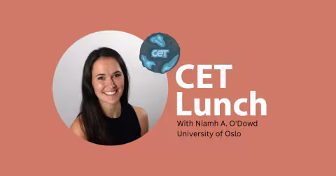 Banner with tekst CET Lunch seminars