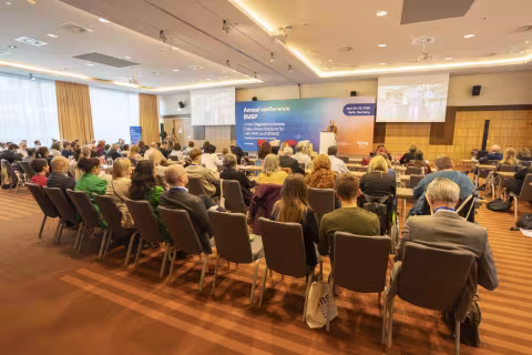 Picture showing participants on the EMSP annual conference