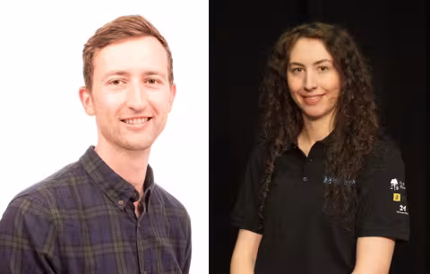 Moritz Langhorst (left) and Anne Marie Lande (right)