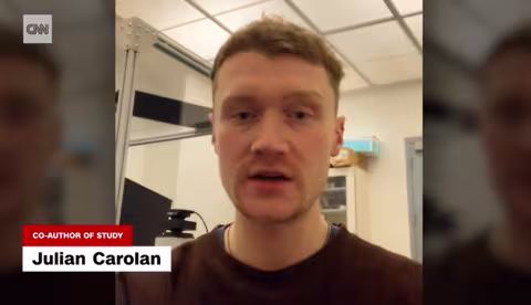 Skjermdump av CNN-intervju med Julian Carolan