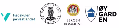 Logo samarbeidspartner TVEPS, HVL, UiB, Bergen kommune og Øygarden kommune