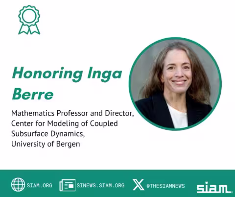 SIAM coverletter honoring Inga Berre