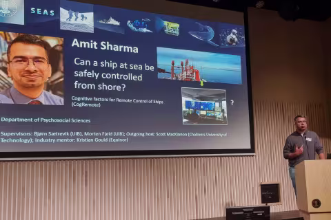 Amit presenting