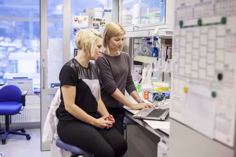 Bergithe E. Oftedal og Anette S.B. Wolff, K2, Med.fak. 