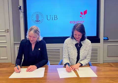 UiB og Equinor signerer samarbeidsavtale
