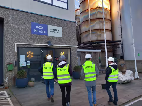 four postdocs entering the Pelagia offices