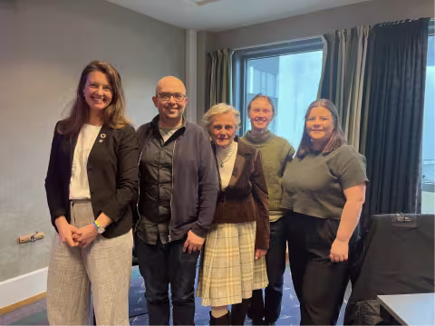 Professor emerita Kjersti Fløttum and associate professor Øyvind Gjerstad. 