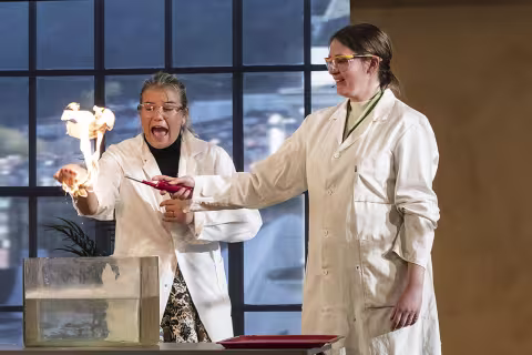 Bilde fra eksperiment Barneuniversitetet. 