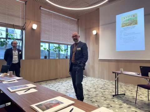 Forskergruppens ledere Sören og Brage