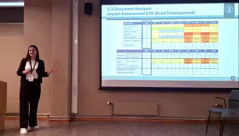 Janne Thomsen at conference
