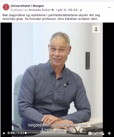 Bildet fra Facebook med Jens Kjeldsen. 