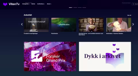 Skjermdump fra Viten-TV. 