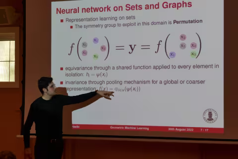 Ramin Hasibi presents Ramin Hasibi presents Geometric Machine learning and applications in Biology and Computer Vision.