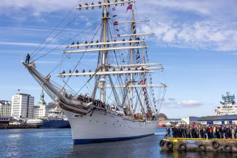 Statsraad Lehmkuhl in Bergen 