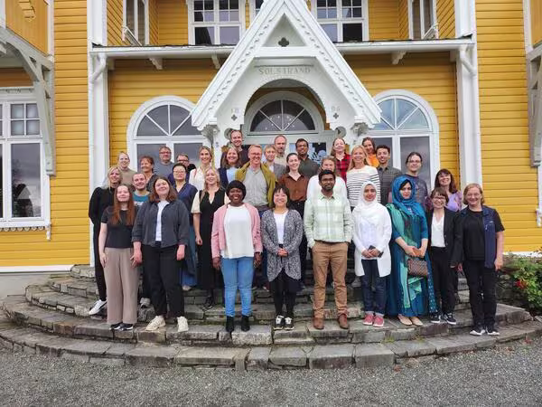 Picture of the Research Group for Infection and Microbiology from IBA UiB, Solstrand, 2023.