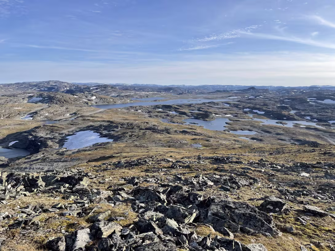 Uberørt natur i Lærdalfjella som også inneholder mange viktige kulturminner.