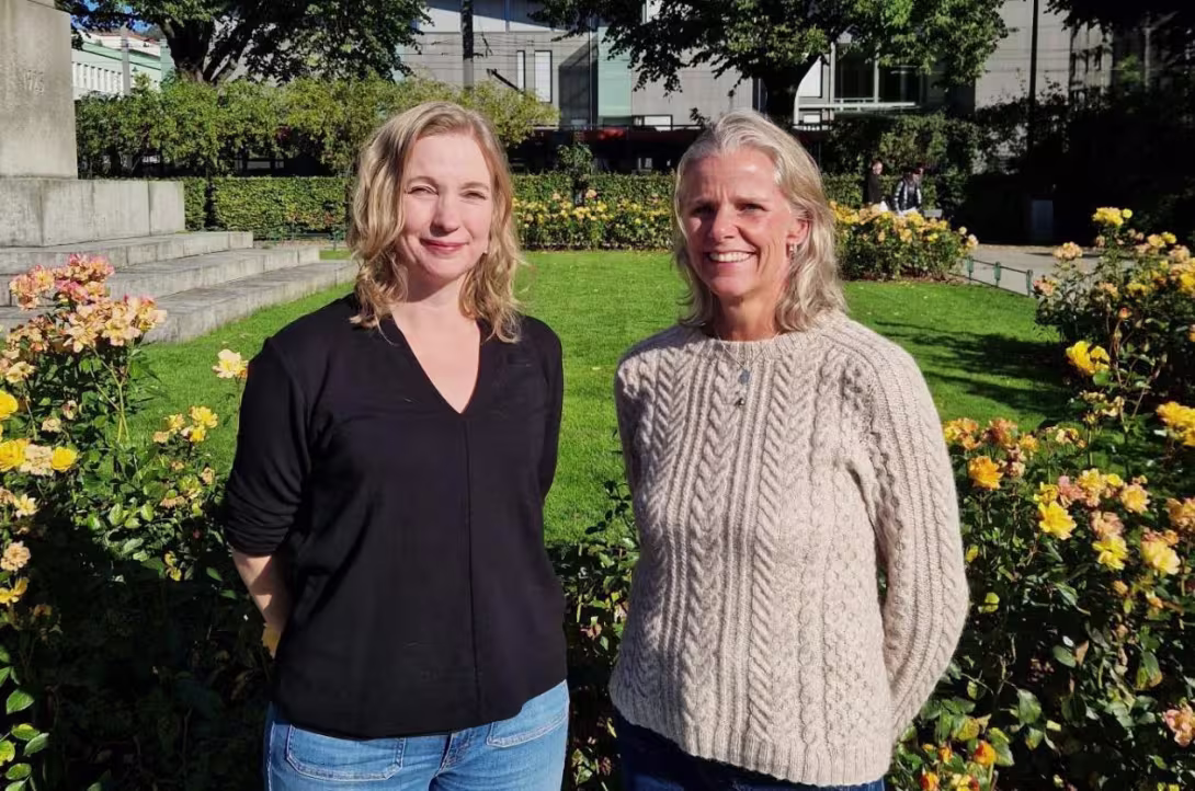 Head of TVEPS Ane Johannessen and deputy head Merethe Hustoft. Photo: TVEPS