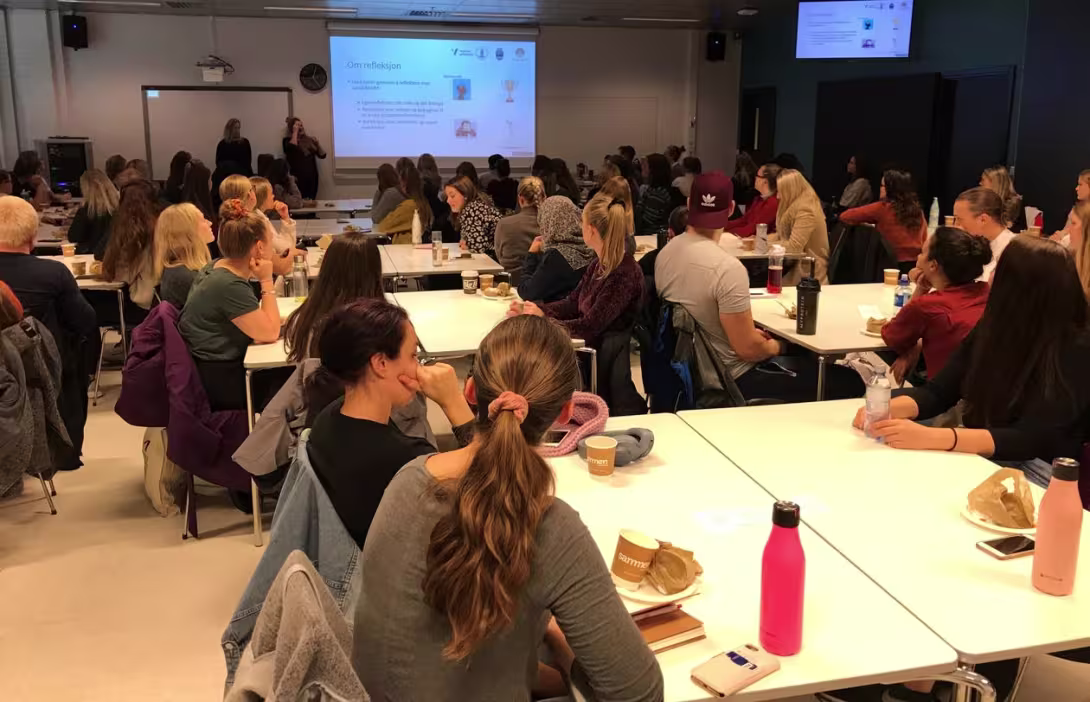 Flere studenter enn noen gang deltar i tverrfaglig praksis gjennom TVEPS. Bildet er fra TVEPS oppstartsmøte i oktober 2019.