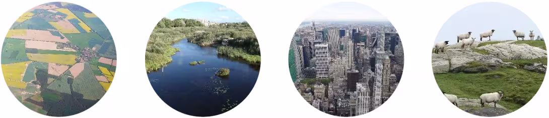 Image of various types of landuse