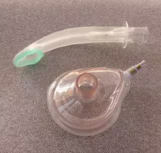 A medical mask and tube