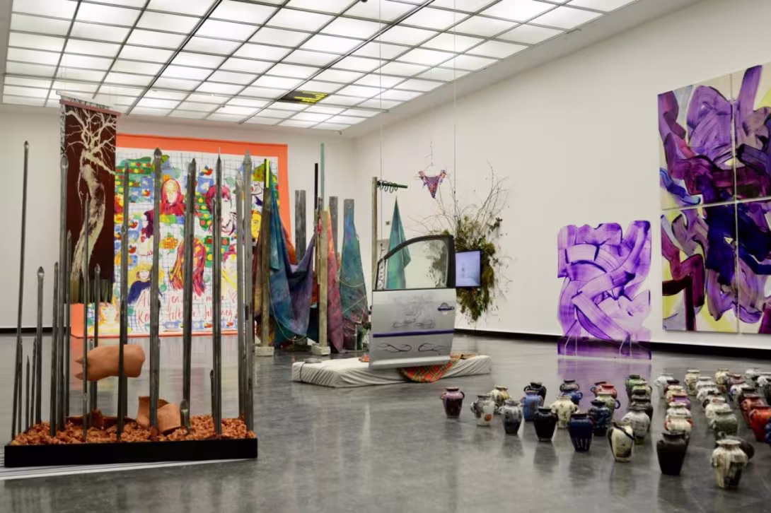 Oversiktsbilde fra utstillingen til master i kunst