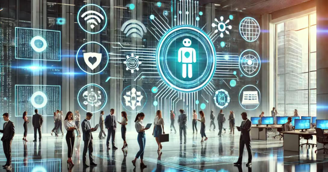 KI-generert bilde om UiBs DIGI-emner