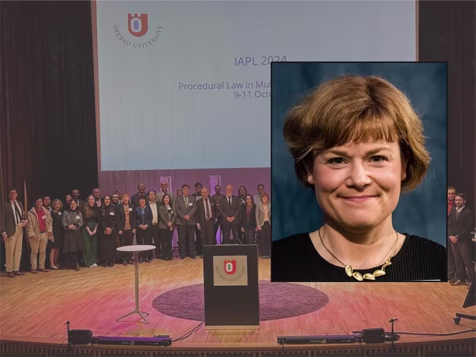 Picture of Anna Nylund at International Association of Procedural Law  Conference.